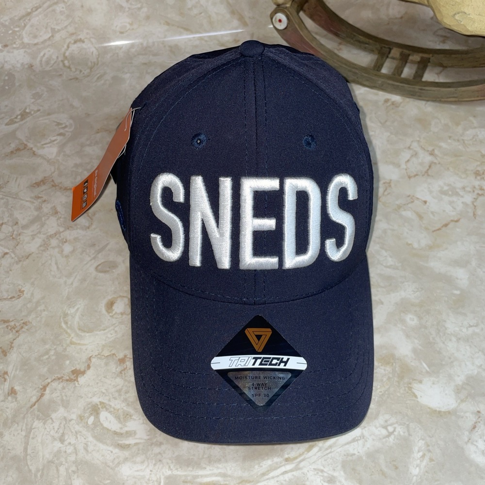 Pukka SNEDS Tour Dark Blue Cap TriTech Moisture Wicking SPF30 4-way stretch